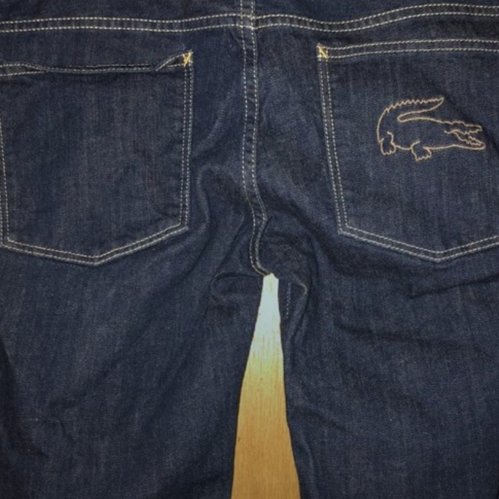 Lacoste Dark Blue Denim Size 32 Jeans Length 33